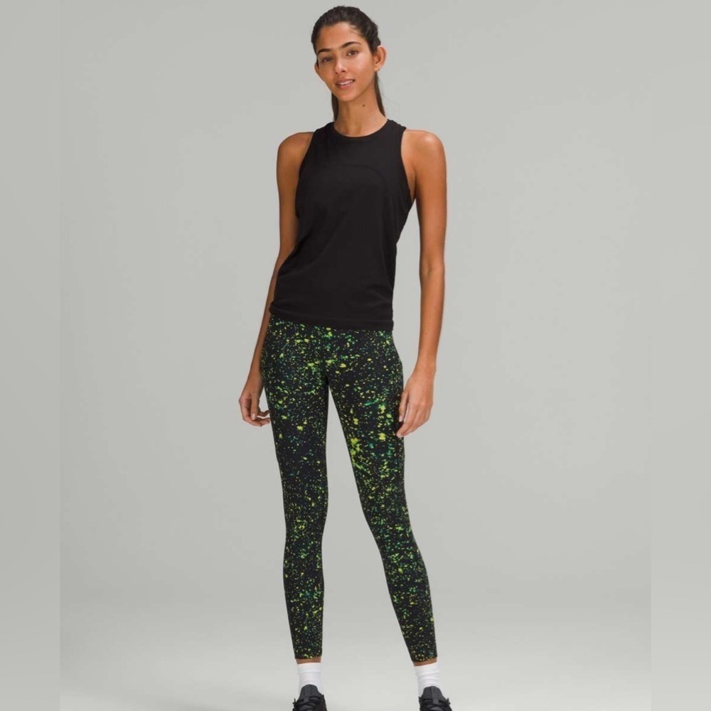 Lululemon Fast and Free High-Rise Tight Athletic 
Sparks Fly Multi leggings 4